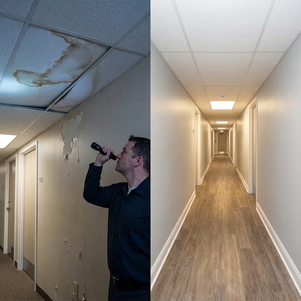 Case Study - Injected Cavity Drying for Multi-Zone Office