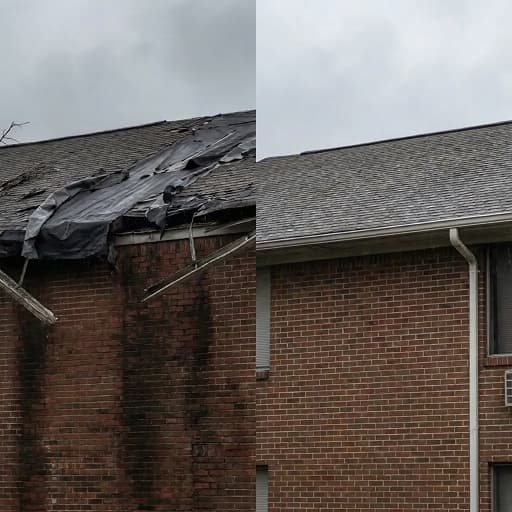 Case Study - Weekend Roof Damage - Multi-Family Urgent Response