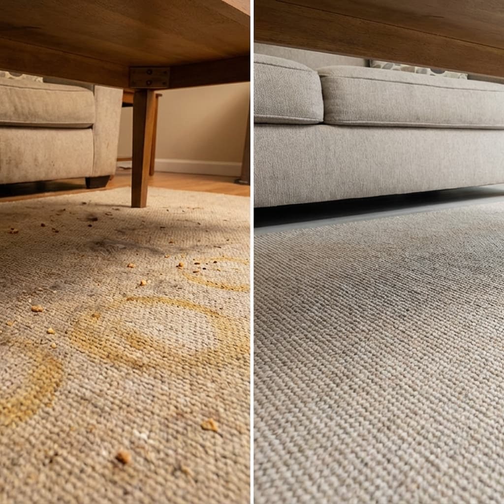 Case Study - Dog Urine Odor Under Coffee Table